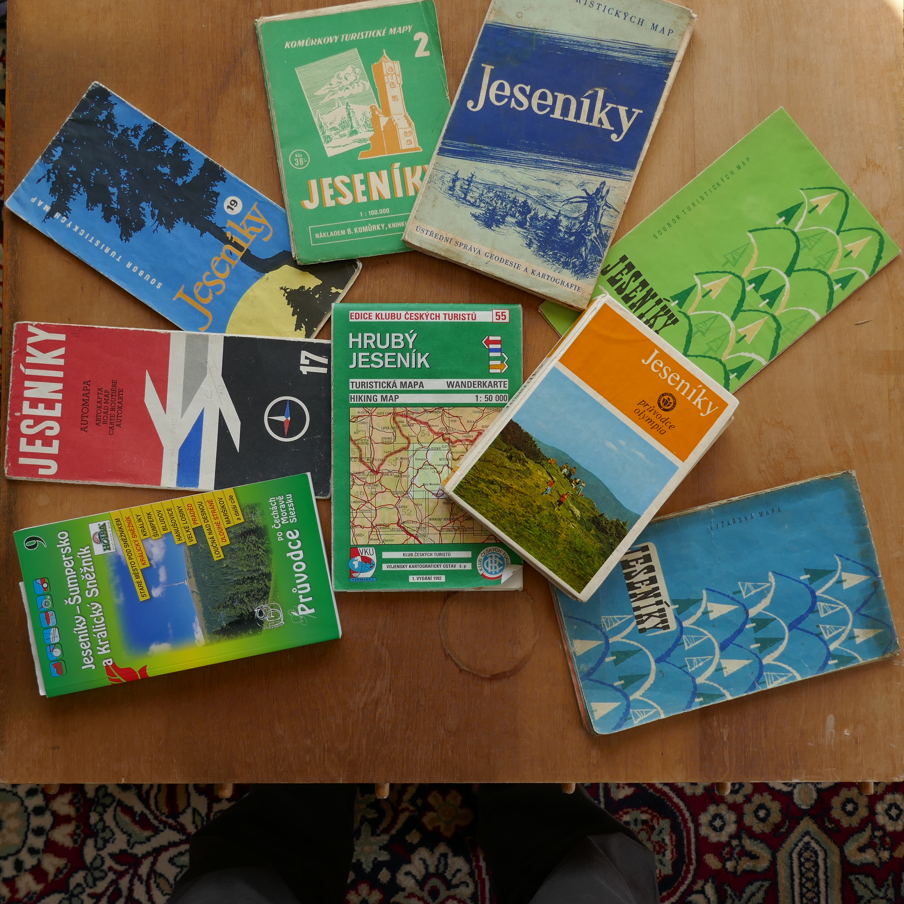 Turistické mapy Jeseníků